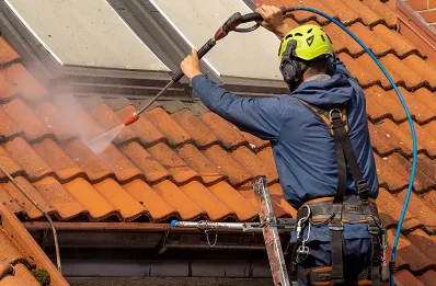 Démoussage et hydrofuge de toiture à Hauteroche